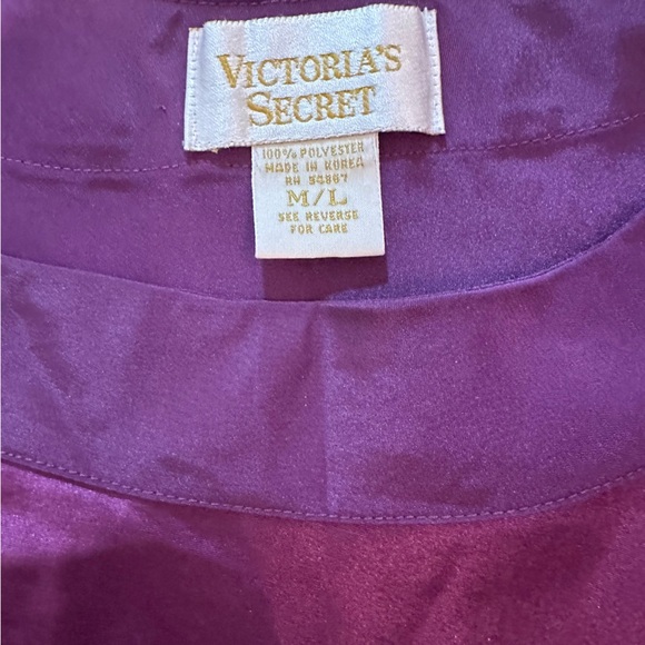 Victoria Secret gold label purple sleep shirt Size M/L (z) - Picture 3 of 10